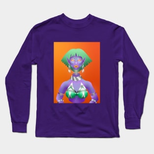 Alien Goddess Long Sleeve T-Shirt